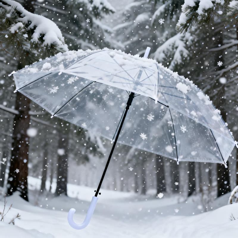 Cute glass umbrella, print, internet celebrity 1