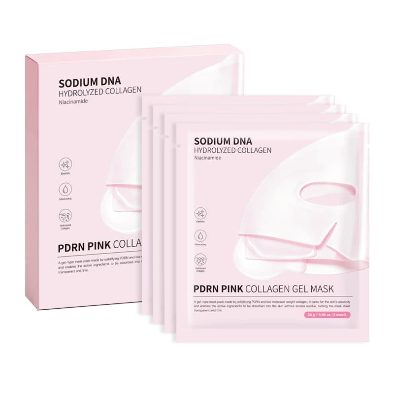 Cross -border PDRN PINK Collagen Gel Mask pink collagen mask jelly dialing body 2