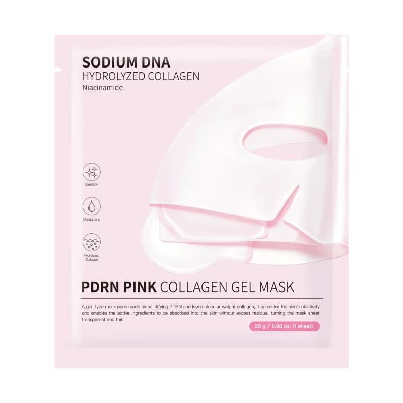 Cross -border PDRN PINK Collagen Gel Mask pink collagen mask jelly dialing body 4