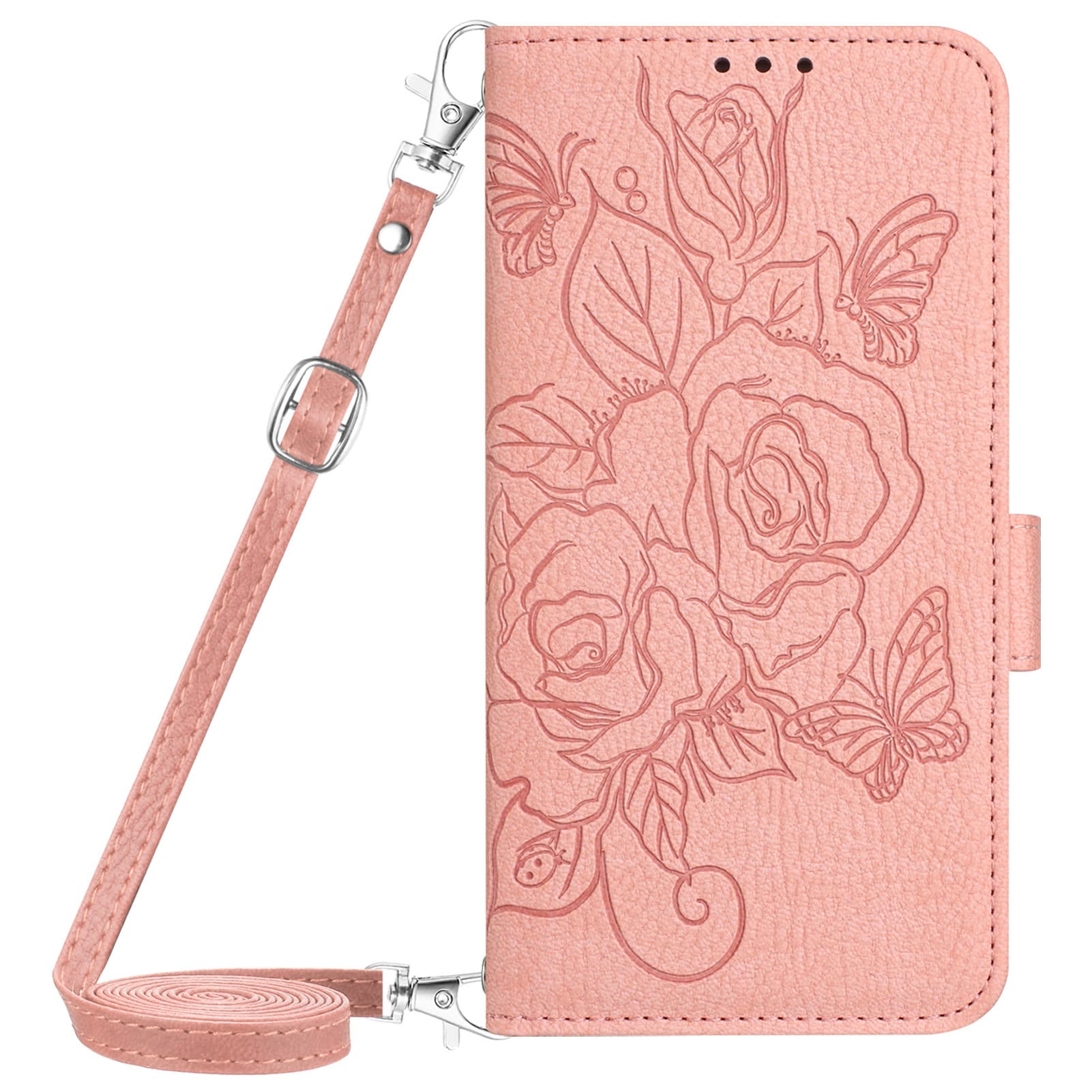 Applicable to TECNO Spark 20 Pro Plus Rose Case Case Pass Passing the Card Piection Card Side Sleeping Set 5