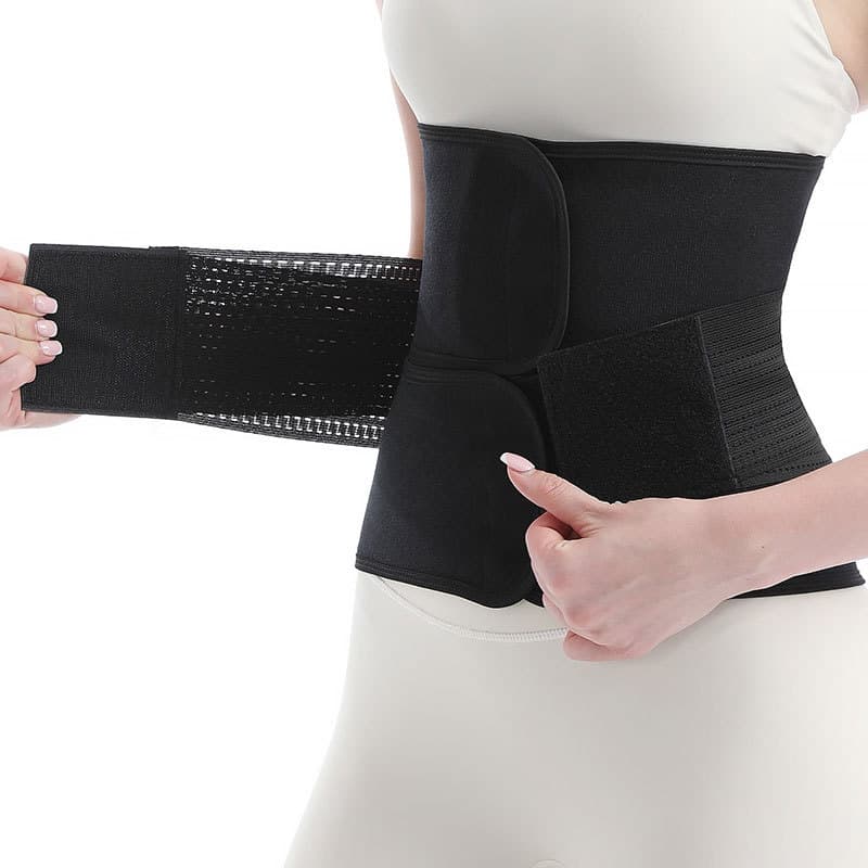 Women's Waist Trainer Body Slimming Slim Shaping Belt Sweat Absorbent Belt Abdominal Control Corset Support Belt 1