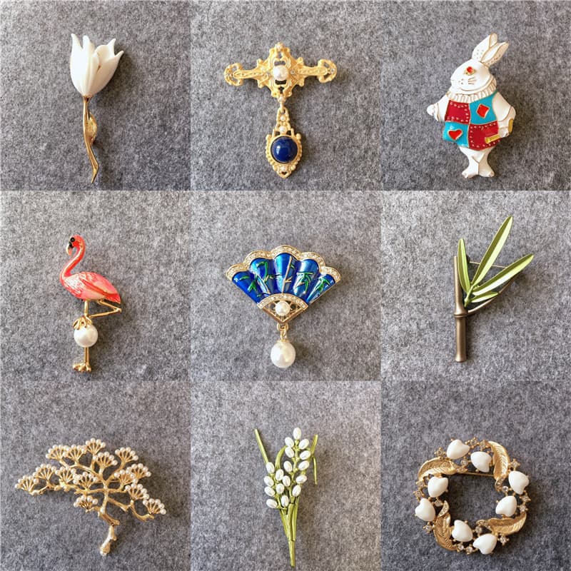 Creative brooch, accessories, Birthday gift, (Physicals)