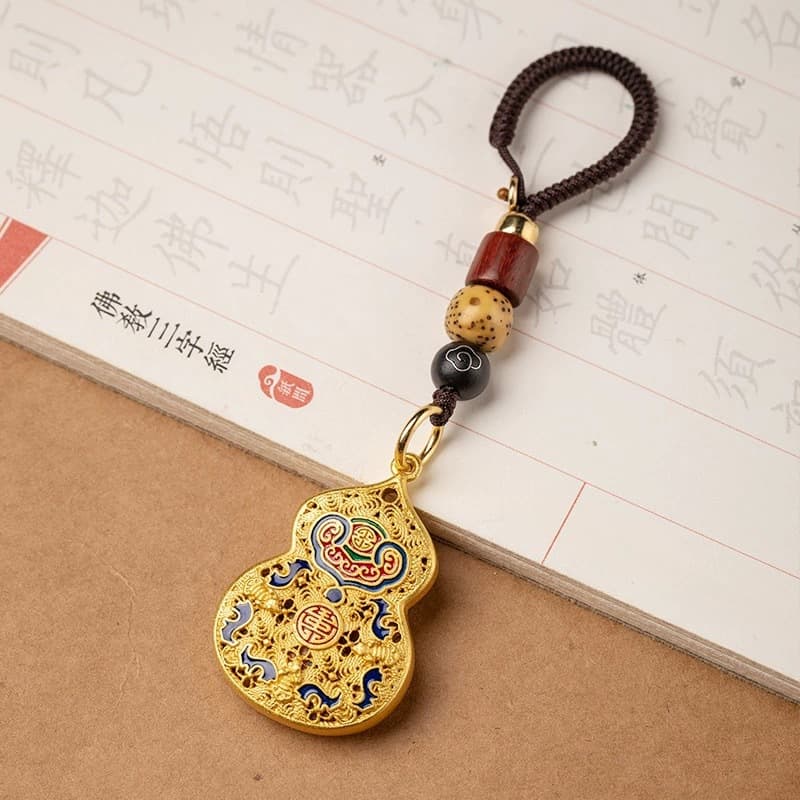Brass enamel, keychain, pendant, accessory, bag for friend, Birthday gift 3