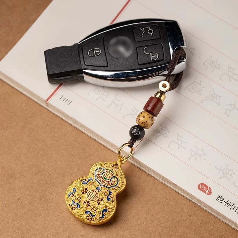 Brass enamel, keychain, pendant, accessory, bag for friend, Birthday gift 4