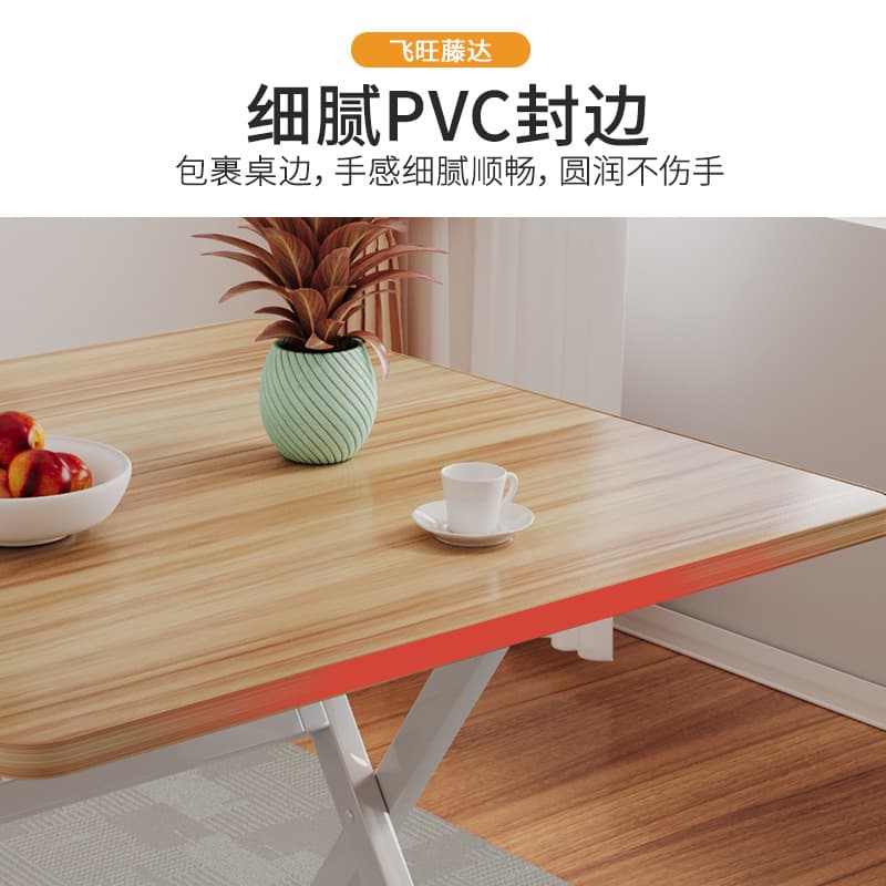 Foldable table dining table Night Market snacks simple round table rental houses outdoors and stalls to eat square table small table 3