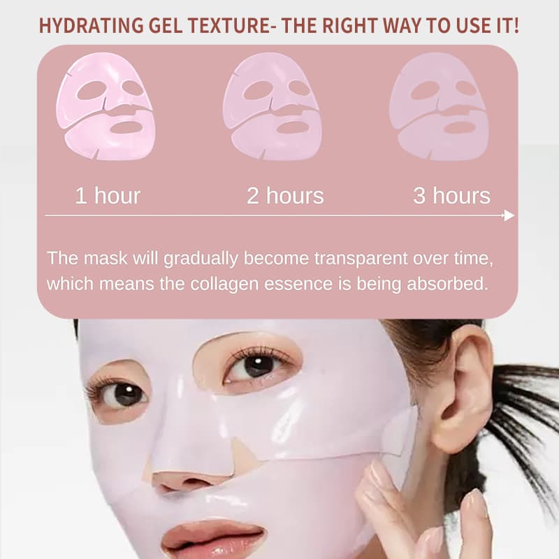 PDRN Pink Collagen Gel Mask - Jelly Sheet Mask 4