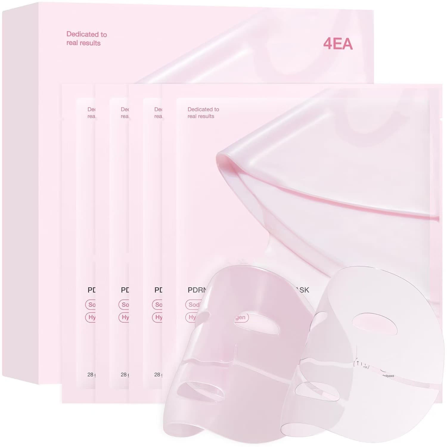 PDRN Pink Collagen Gel Mask - Jelly Sheet Mask 5