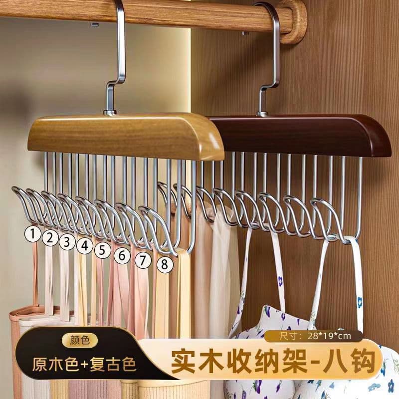 (Wholesale), universal hanger from natural wood, underwear, wooden vest, storage system, tie, drying rack 2