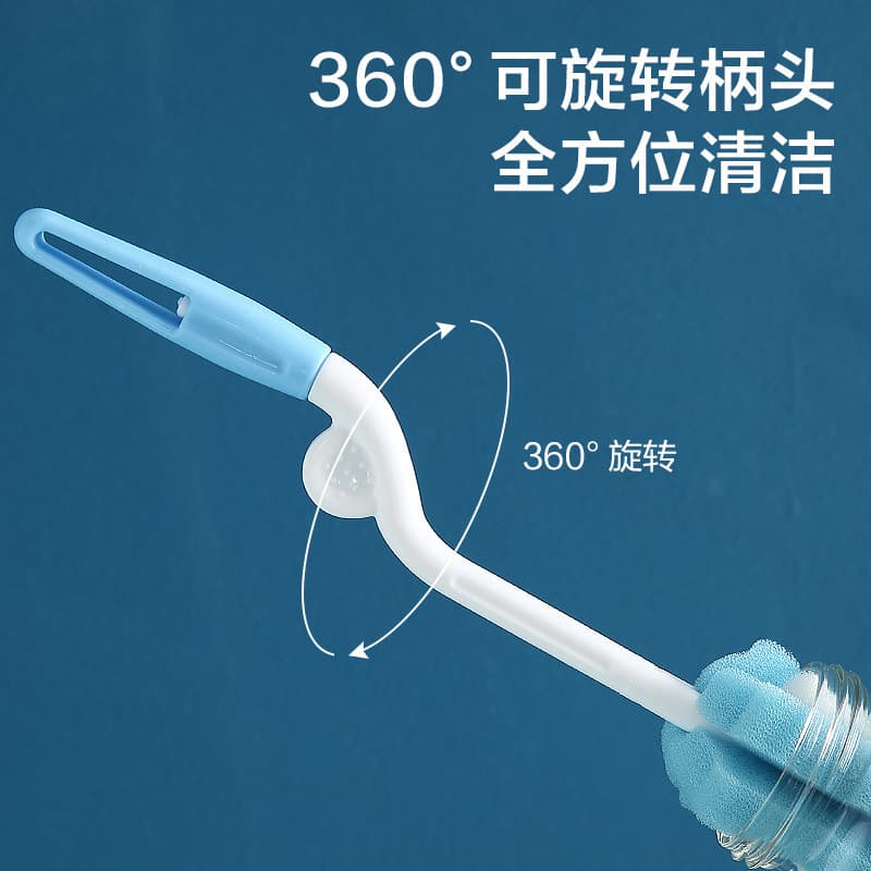Bottle detergent, sponge hygienic bottle brush, plastic nylon tools set, pacifier, straw 4