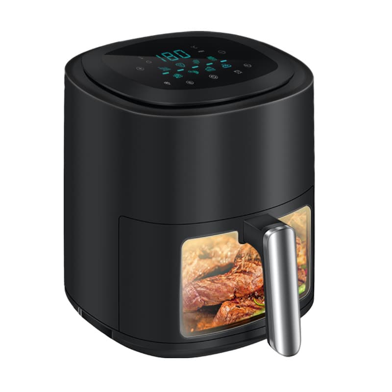 Foreign trade air fryer Household large -capacity smart LCD pinks with a machine oven new European and British standard 110V 5