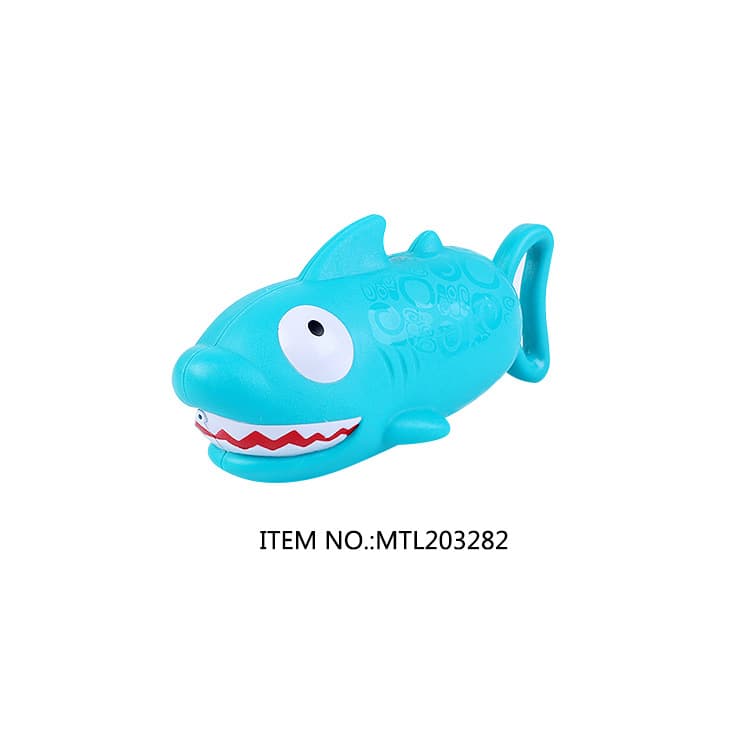 Cartoon shark, water gun, aqua park, swimming pool play in water, equipment, toy, crocodile