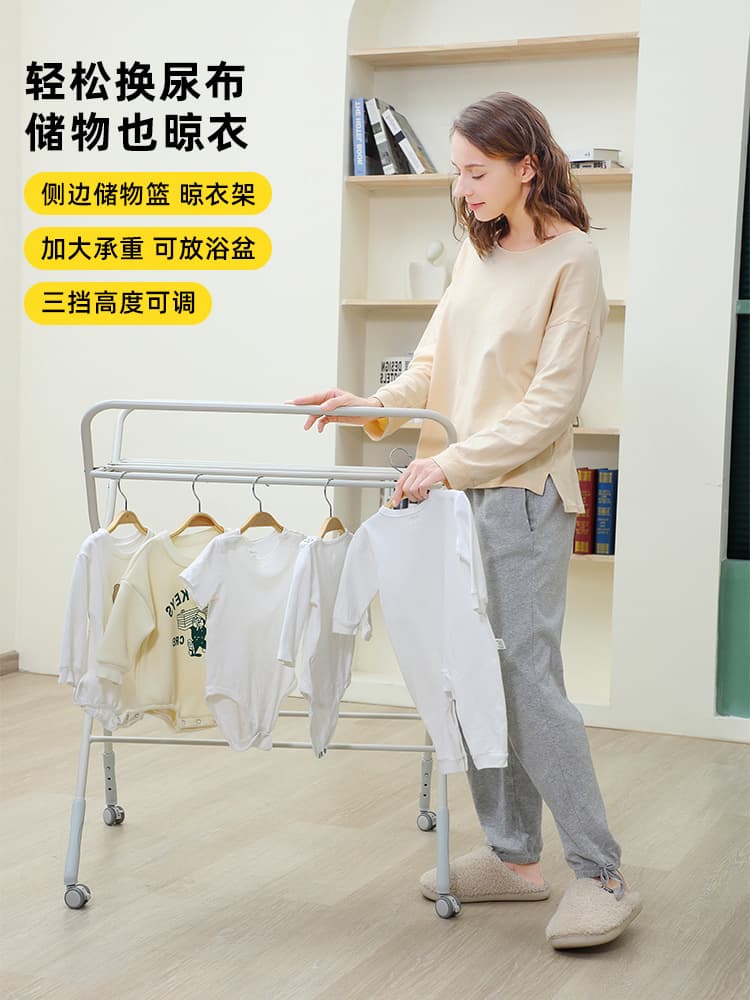 Children's universal diaper table, foldable massager 2