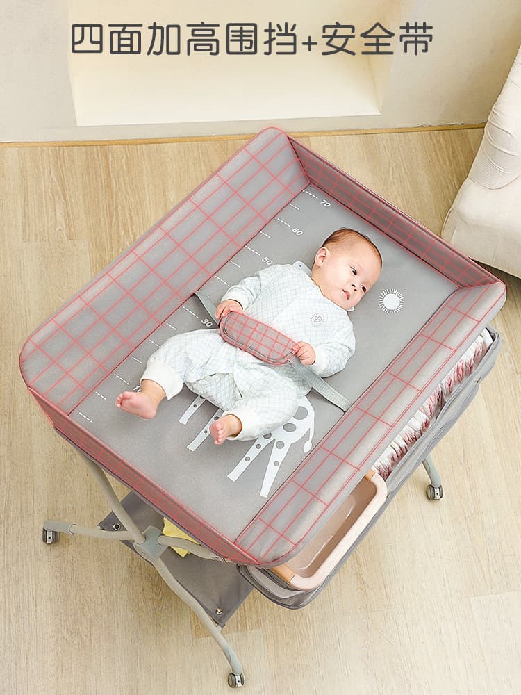 Children's universal diaper table, foldable massager 4