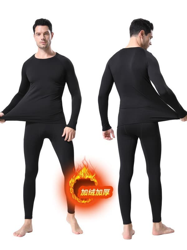 Sports set for gym, keep warm underwear, quick dry long-sleeve for training, tight, for running 1