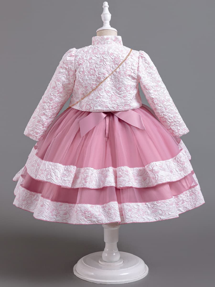 (Cross-border trading), dress, princess suit, small princess costume, long-sleeve, set, new collection, 3 piece set 5