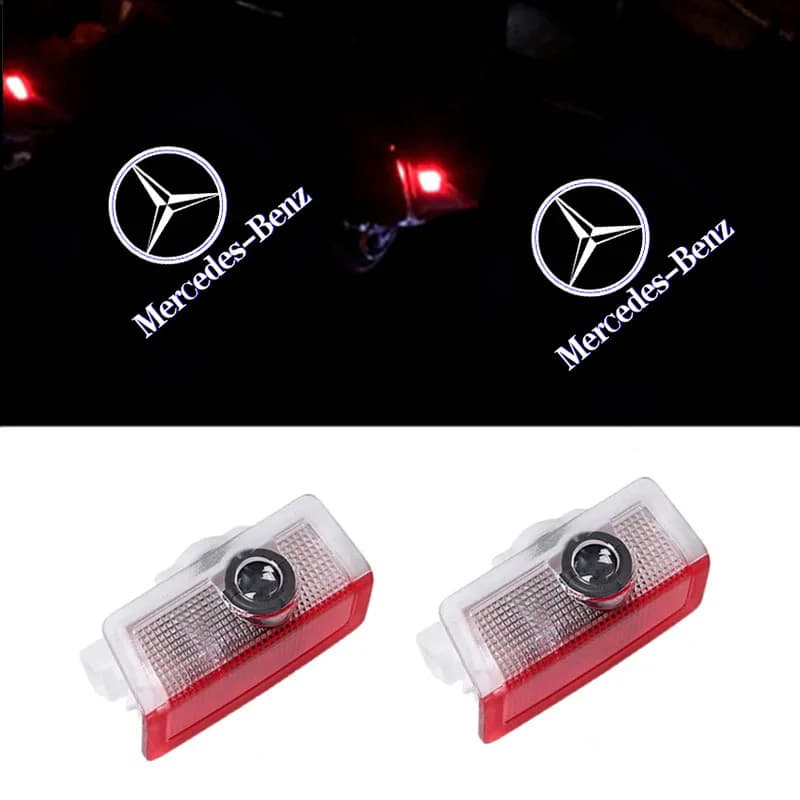 Suitable for Mercedes-Benz welcome lamp E-class C-class B-class A-class GLE GLC GLB door modification projector light 1