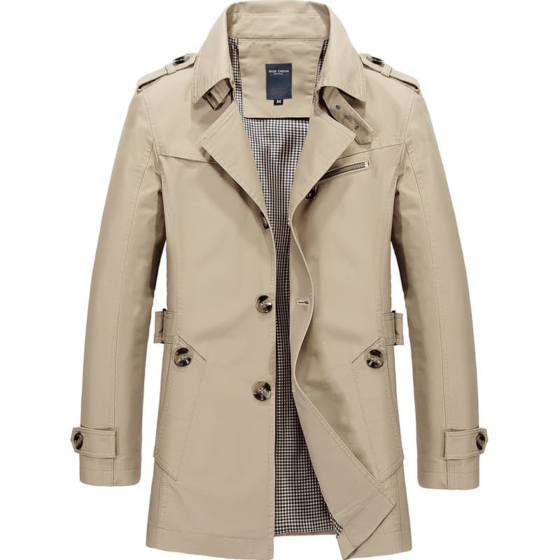 (Cross-border trading), casual cotton jacket, demi-season trench coat, Spring/Fall 2026 model 5