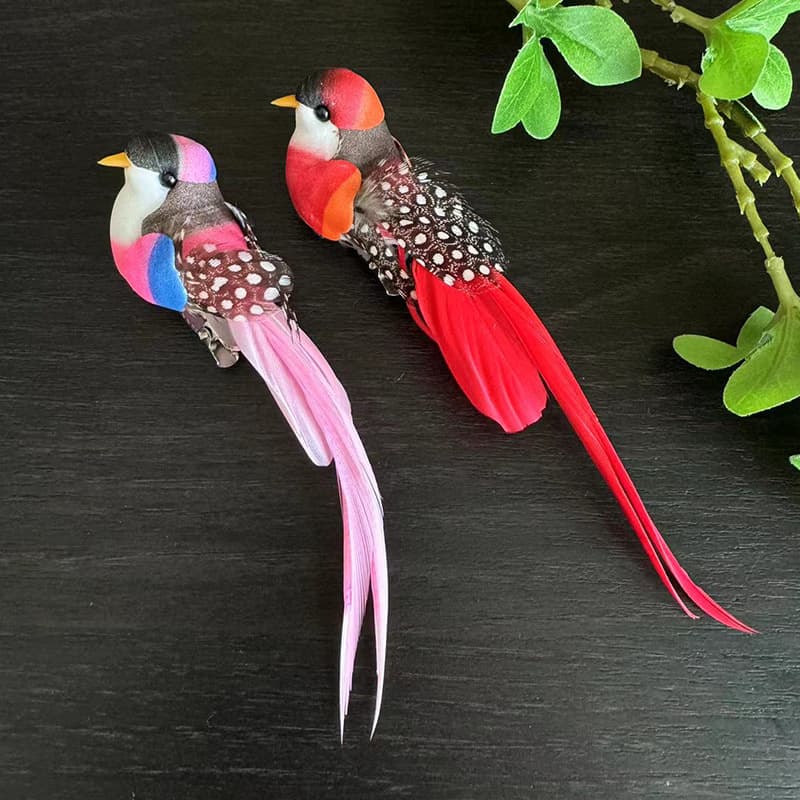 (Cross-border trading), colorful bird simulation, realistic decorations from foam 3