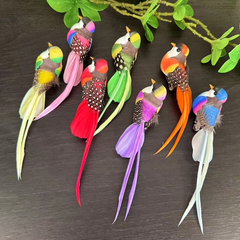 (Cross-border trading), colorful bird simulation, realistic decorations from foam 4