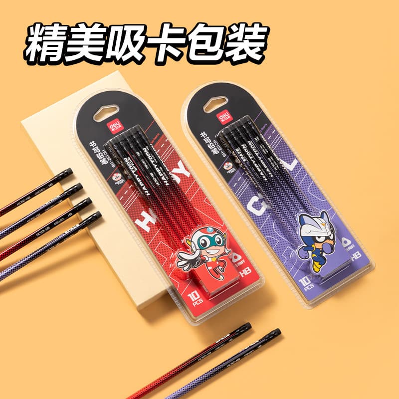Triangular pencil for students, cartoon drawing apron, cute calligraphy 2