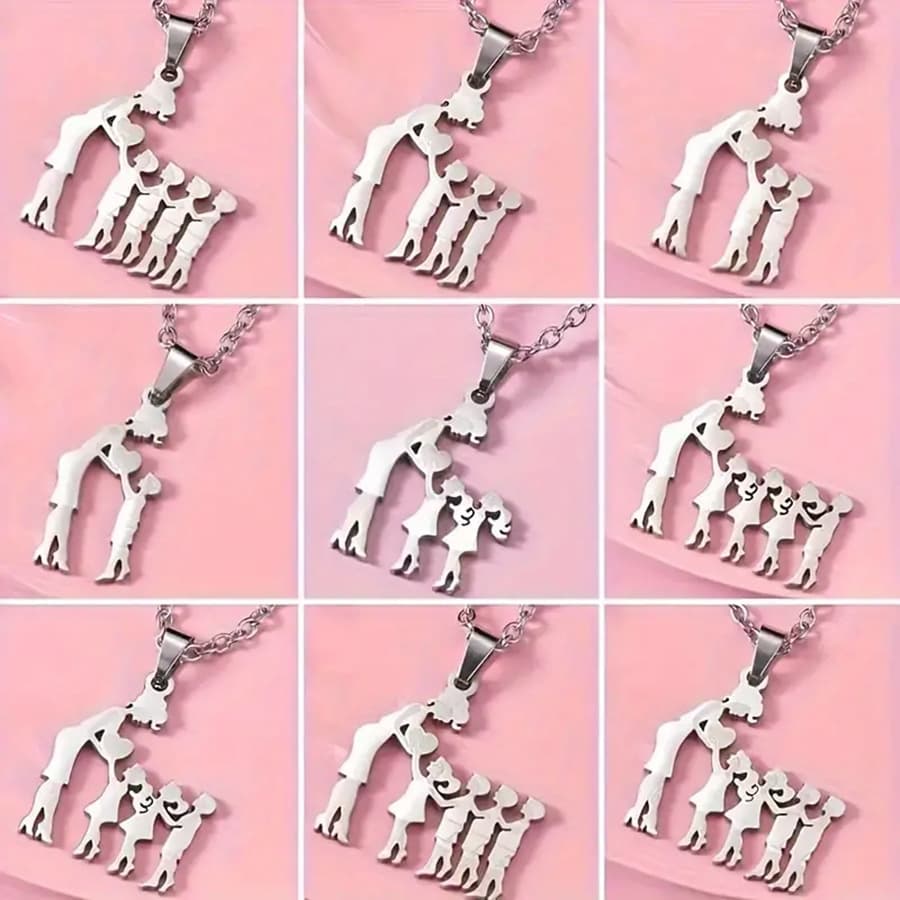 Necklace, pendant stainless steel, style, Birthday gift