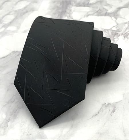 Black tie men's workplace salesperson official work installed business tie high -quality hand -width 8cm width 8cm 2