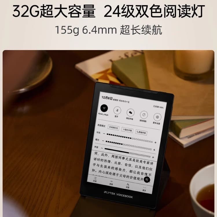 iFLYTEK Audiobook E-Ink Reader 6 Inch with Sound 2