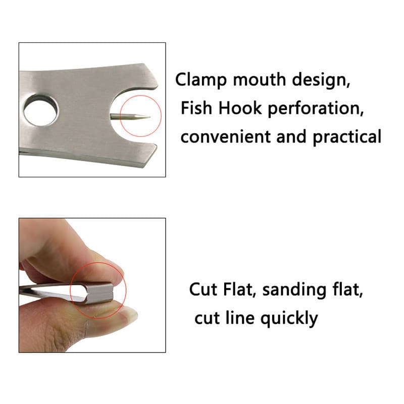 Big fish fishing knife stainless steel wire clip clip clip fishing small accessories fish wire clip thread clip wholesale 4