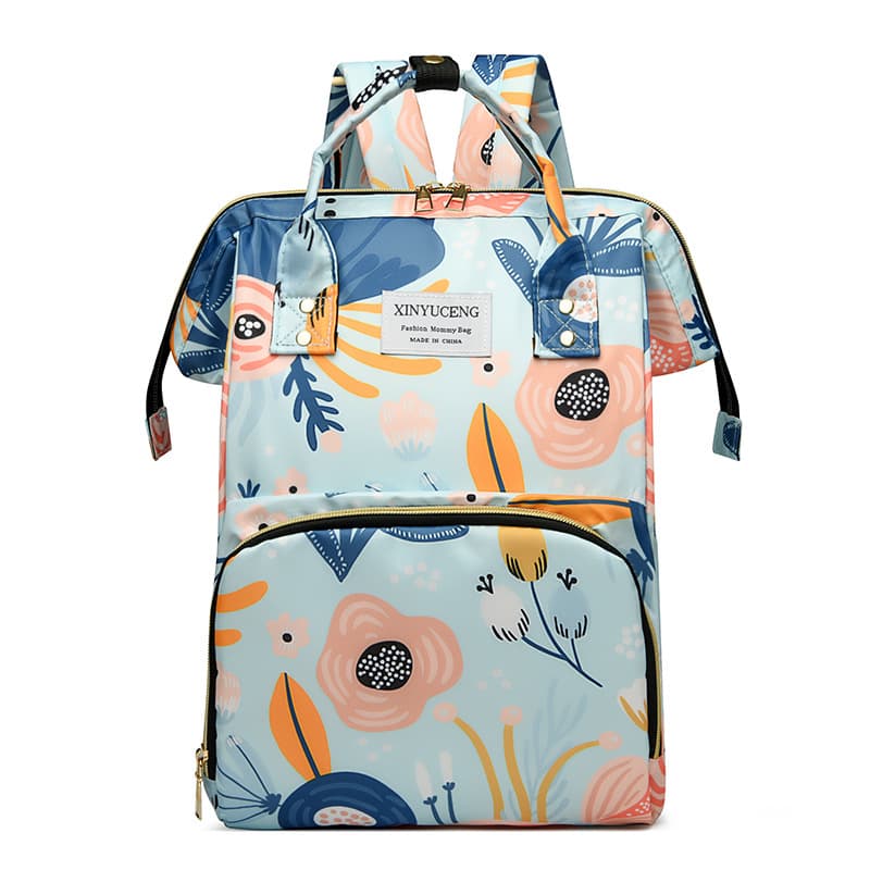 Capacious fashionable children's bag for mother and baby, thermocover to go out, worn on the shoulder 5