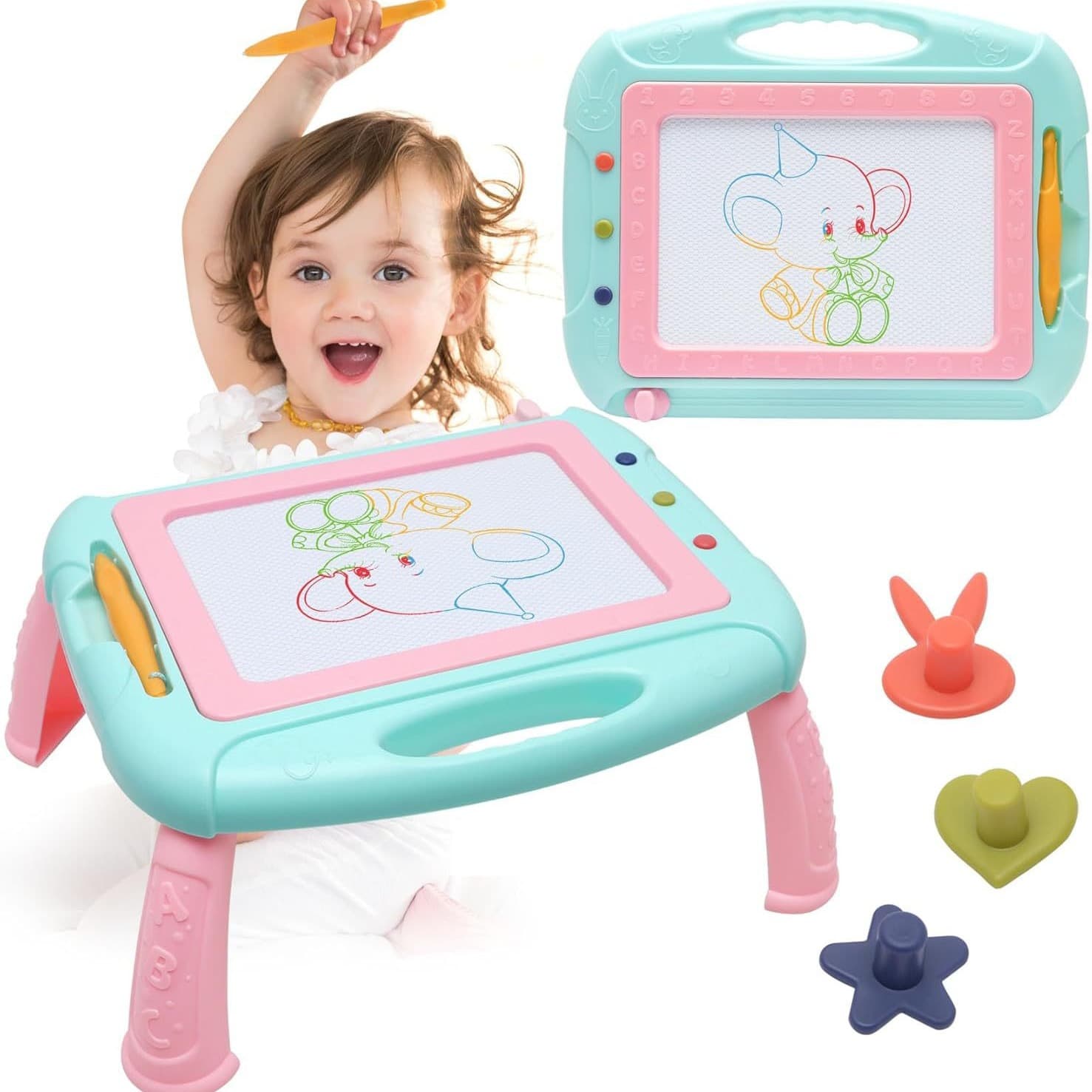 Magnetic erasable toy for early age for boys writing, 1-2 years 1