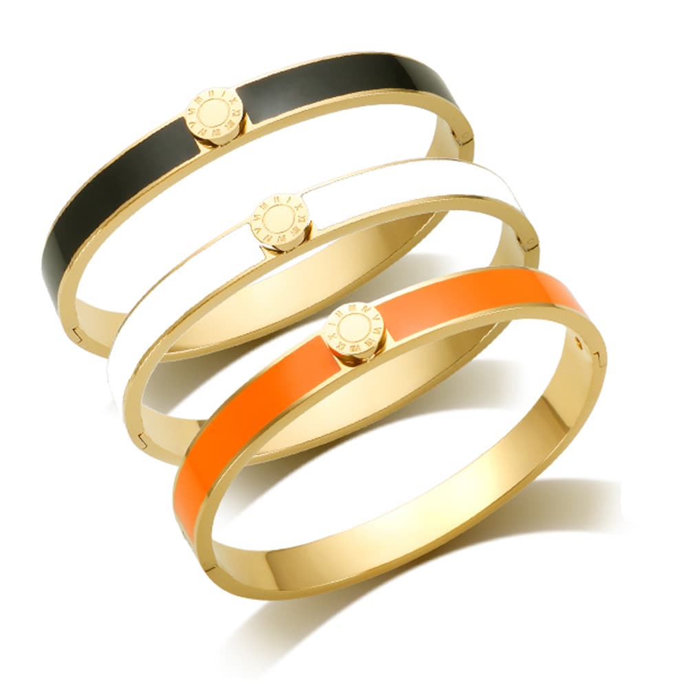 (Cross-border trading), geometric bracelet stainless steel, does not fade, light luxury style 5