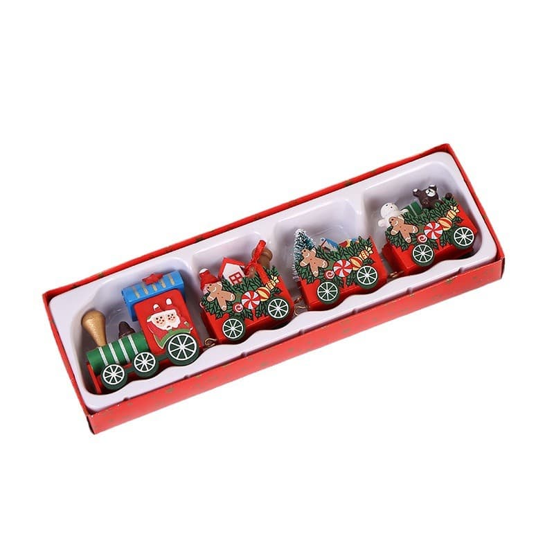 (Cross-border trading), wooden train, Birthday gift 4