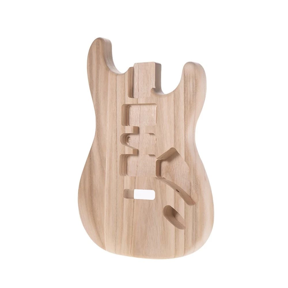 Cross-border ST01-DT Unfinished handmade guitar body Paulownia electric guitar body guitar barrel replacement parts 4
