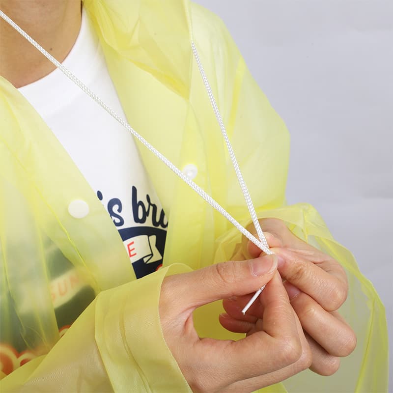 Travel raincoat, handheld fashionable cards for adults for traveling, increased thickness 3