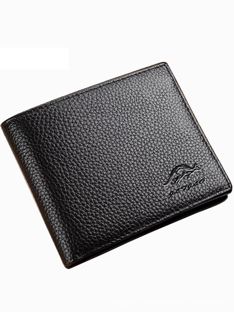 Leather short wallet, genuine leather, Collection Year 2025 5