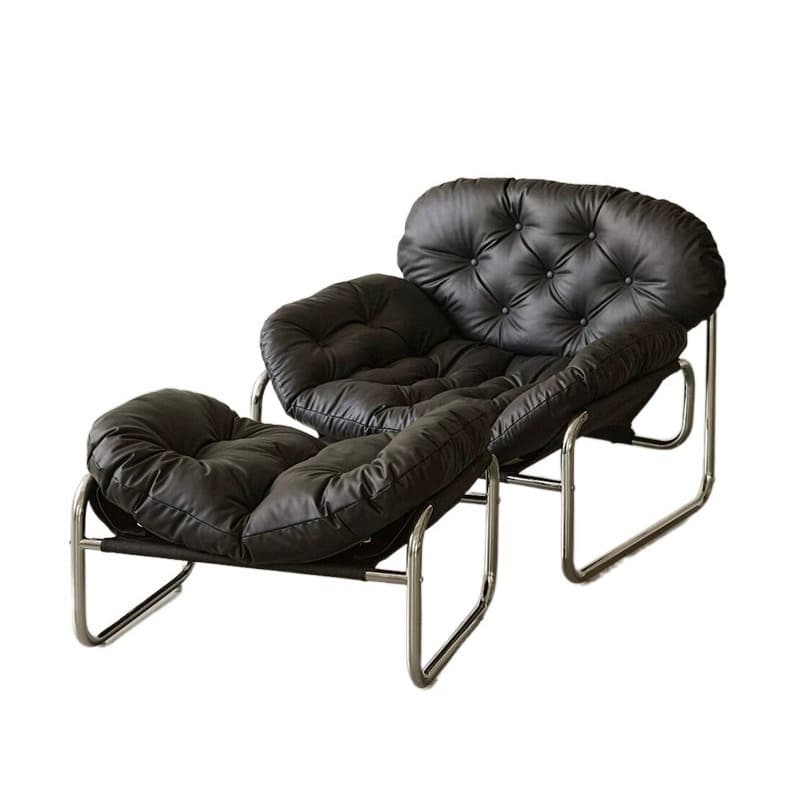 Single sofa chair minimalist light luxury living room Lazy casual lounge cream cream medieval Baohos style retro chair 5