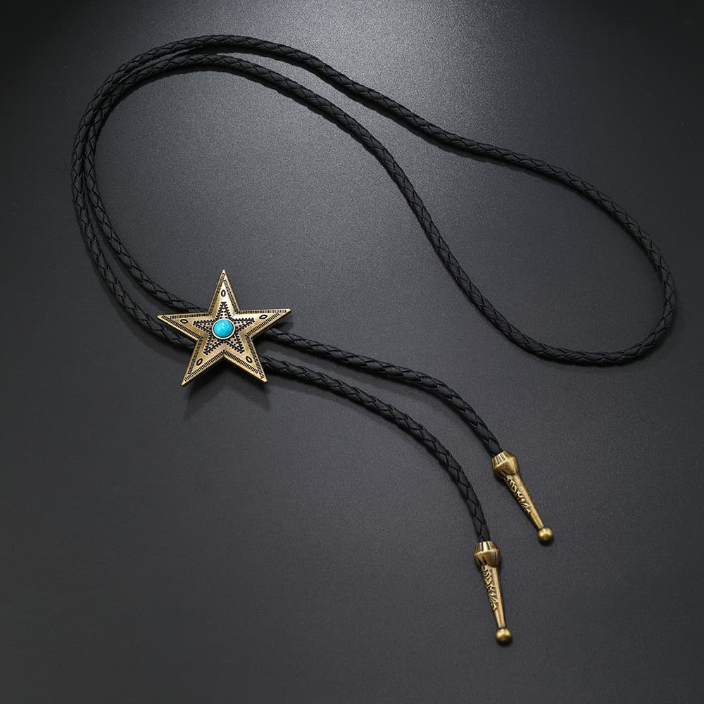 (Cross-border trading), turquoise retro pendant, necklace, tie, USA 3