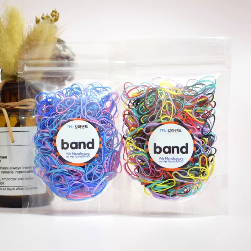 Import children's hair rope, disposable harmless rubber rings, Korean style, no hair damage 3