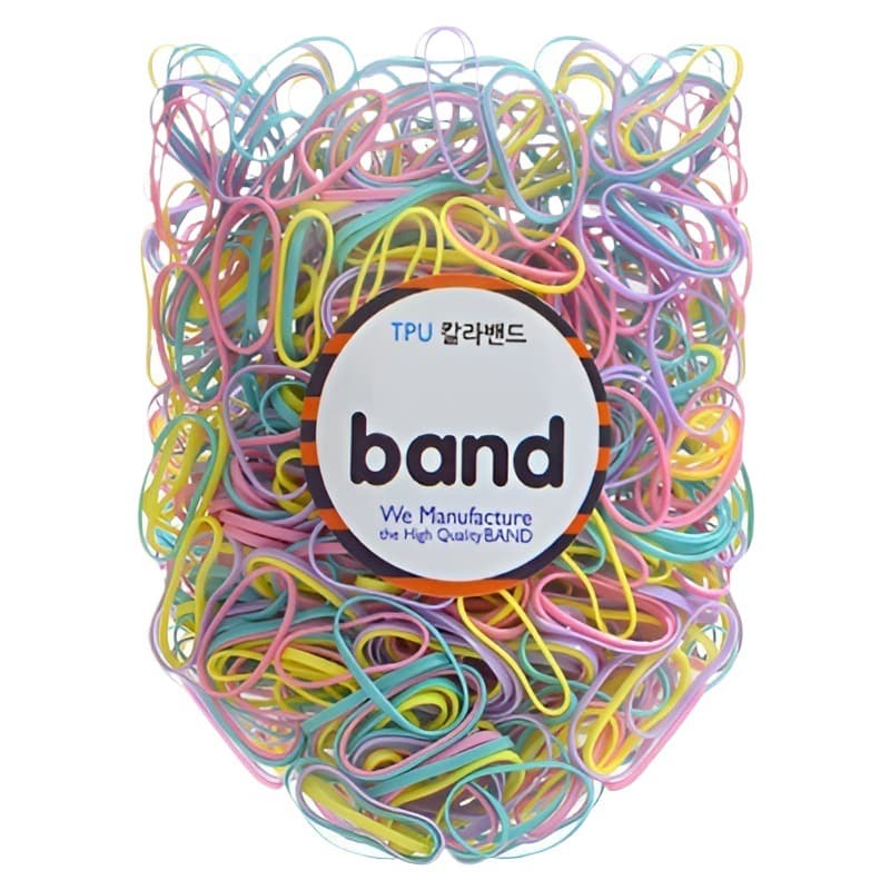 Import children's hair rope, disposable harmless rubber rings, Korean style, no hair damage 5