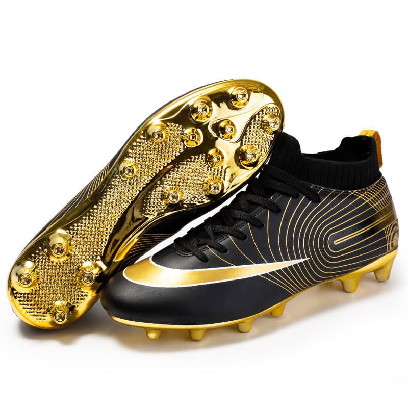 (Cross-border trading), golden children's boots for men and women for students, with spikes, for teenagers 2