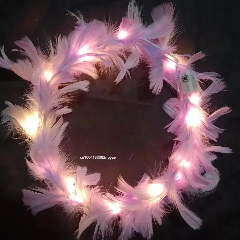 [1pc Glow Headband Hair Accessories Adjustable LED Light]