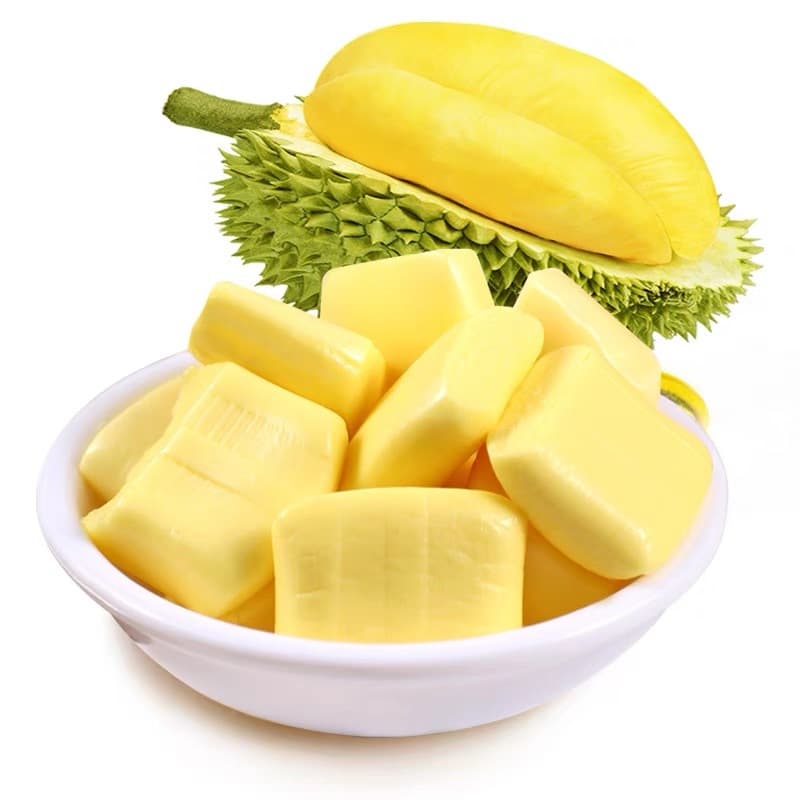 Office snacks 3D durian milk candy gummies durian candy bulk 200g about 30 single small packages 2