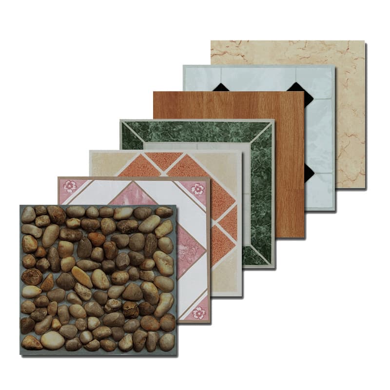 Waterproof toilet PVC floor wear -resistant self -sticking floor rubber shower floor stickers plastic floor can soak water 5