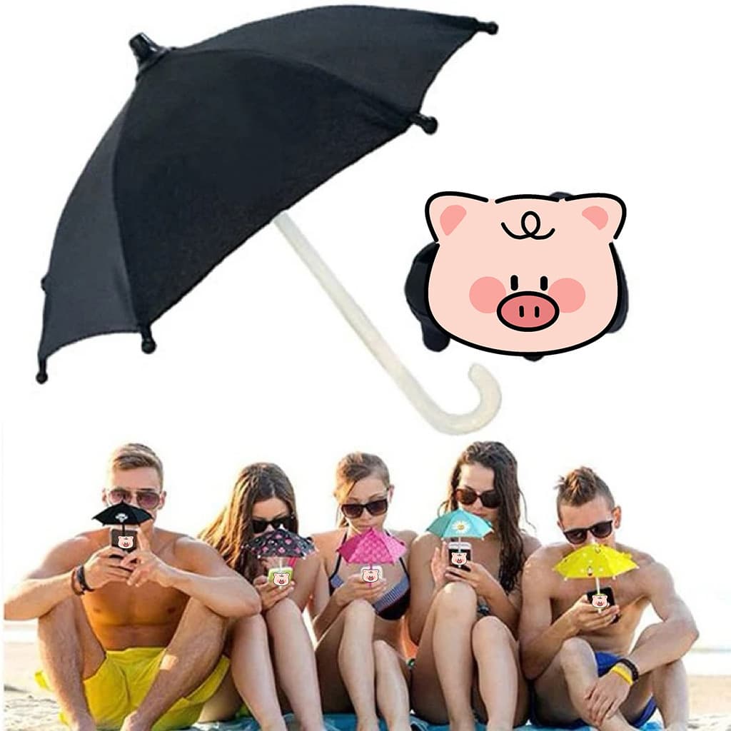 Mobile phone, umbrella, small photography props, handheld doll, 27cm 2