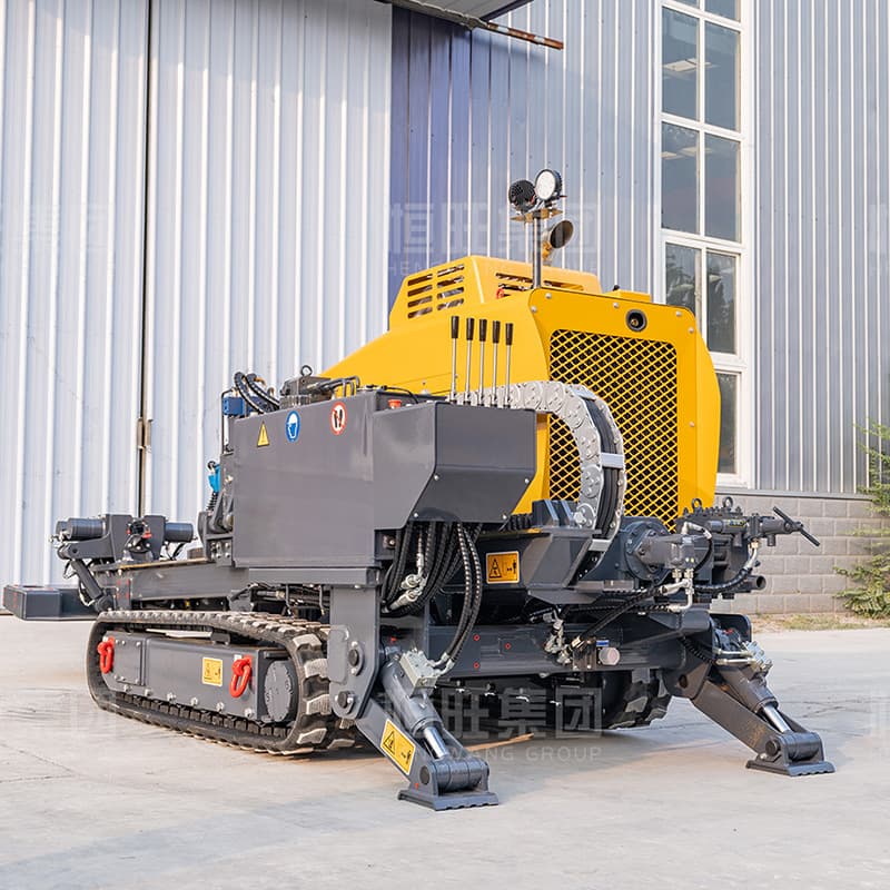 Crawler hydraulic horizontal directional drilling fully automatic trenchless road drilling machine pipe laying directional drilling machine 4