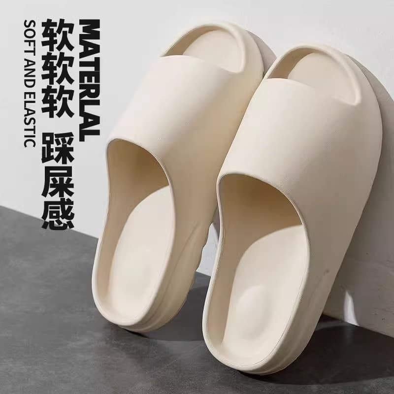 Summer ultra-soft non-slip women's slippers platform for bathroom, suitable for outdoor wear, antibacterial treatment 1