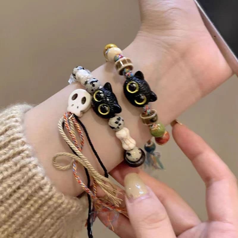 Woven small design bracelet for men and women, jewelry with tassels, trend of season, Chinese style 4