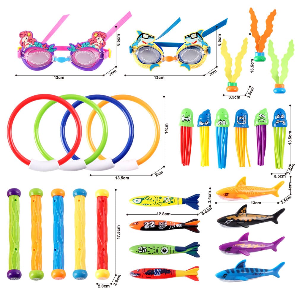 Children's toy, swimming pool play in water, set, Amazon, diving 5