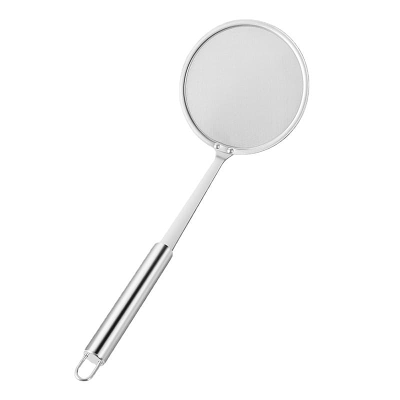 Ultra-fine 100 mesh foaming colander household kitchen soy milk filter screen skimming foam fishing spoon oil separation spoon screen 304 5