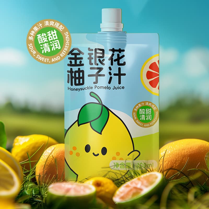 Lang Xiaobei Honeysuckle Grapefruit Juice Drink 4